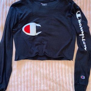 Champion cropped top long sleeve
